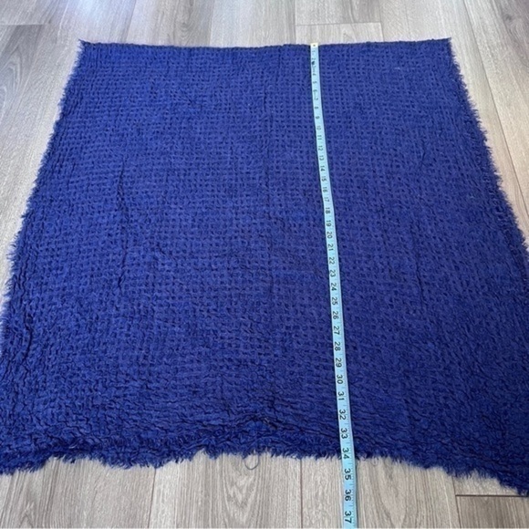 Free People Long Weekend Waffle Scarf One Size - Picture 5 of 9